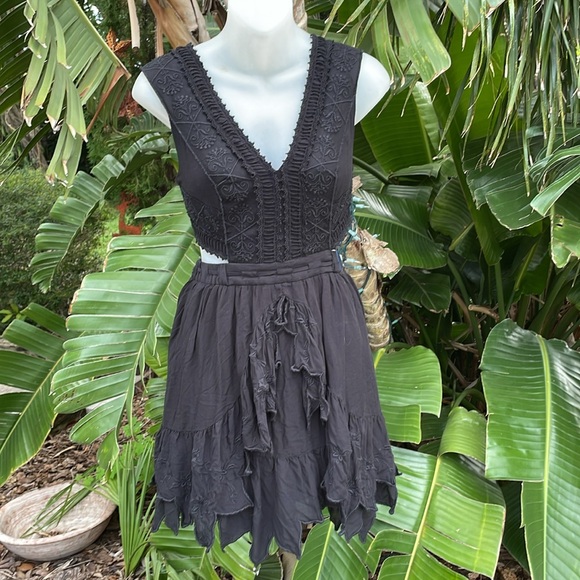 Free people asymmetric cut out dress - Picture 3 of 11